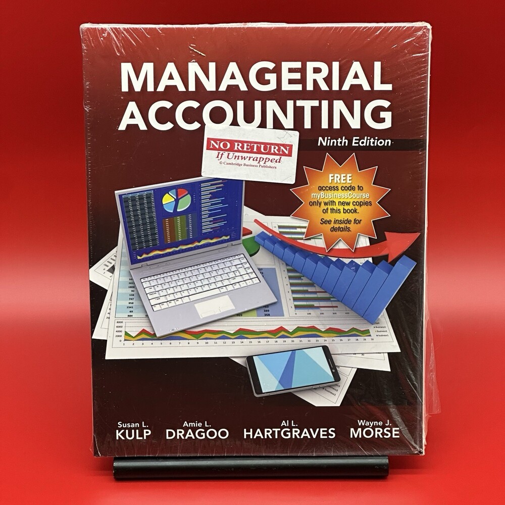 Managerial Accounting Ninth Edition (Paperback, Cambridge Business) - Torn Seal!